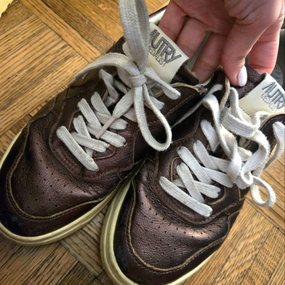 Autry Brown metallic Sneakers size 40